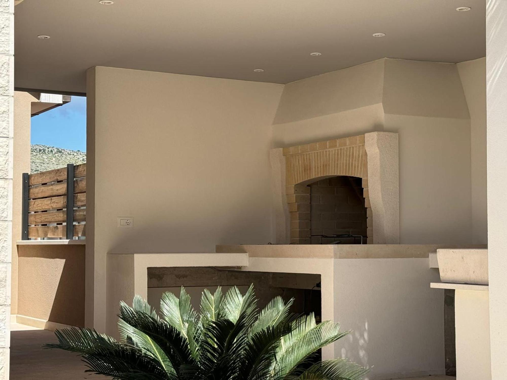 Villa Tm With Private Heated Pool, Poolhouse & Private Garage Milna  Exterior photo